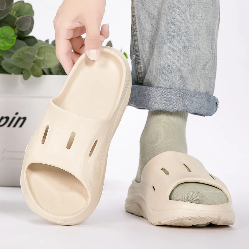 ZOVE EVA Cut-Out Slip-Resistant Odor-Resistant Quick-Dry Slide Slippers Unisex-15