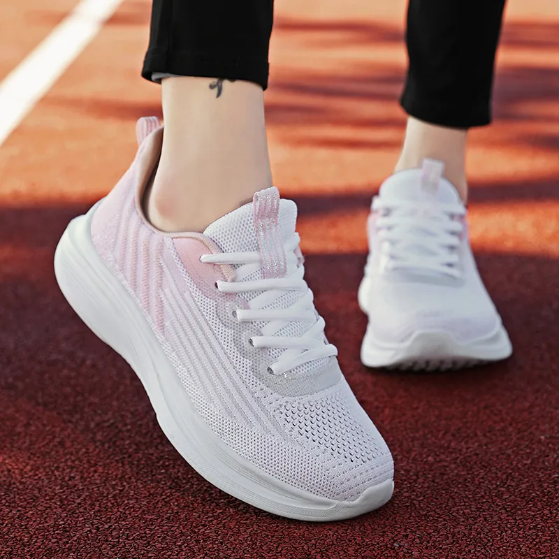ZOVE Cushioned Slip-Resistant Abrasion-Resistant Low-Top Casual Running Shoes Unisex-23