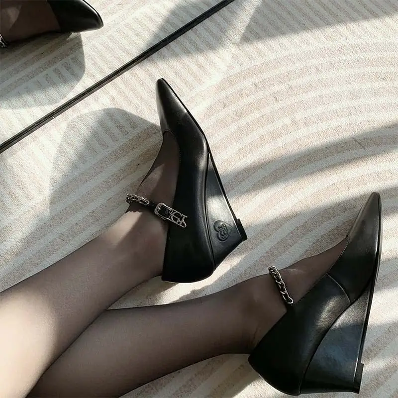 Gardenia Fille Wedge Heel High Heels 7cm Women's-13