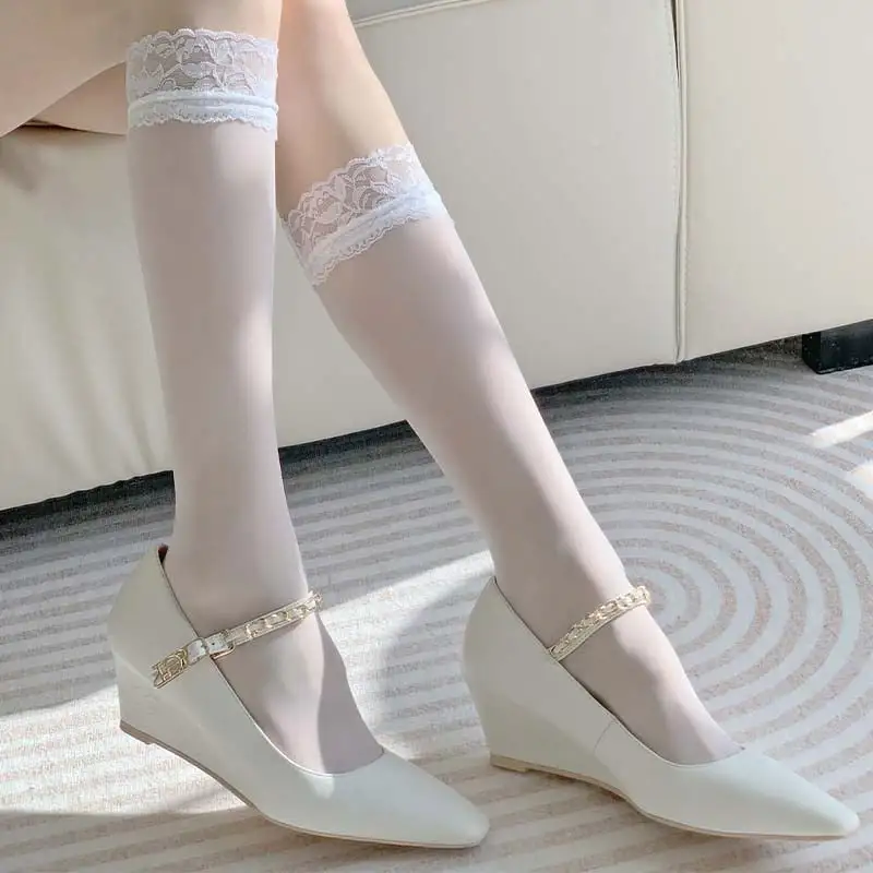 Gardenia Fille Wedge Heel High Heels 7cm Women's-7