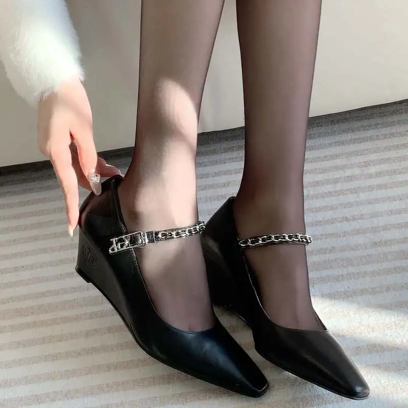 Gardenia Fille Wedge Heel High Heels 7cm Women's-14