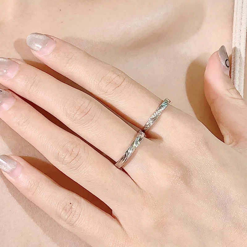 VEODO 925 Sterling Silver Rings Unisex-2