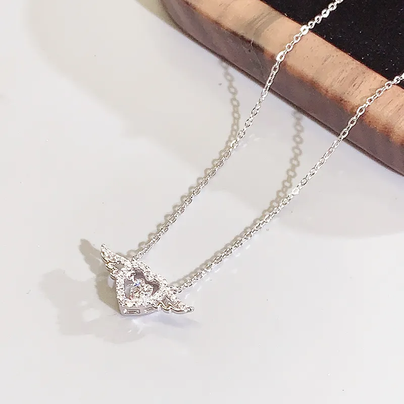 VEODO S925 Silver Necklaces Women's-3
