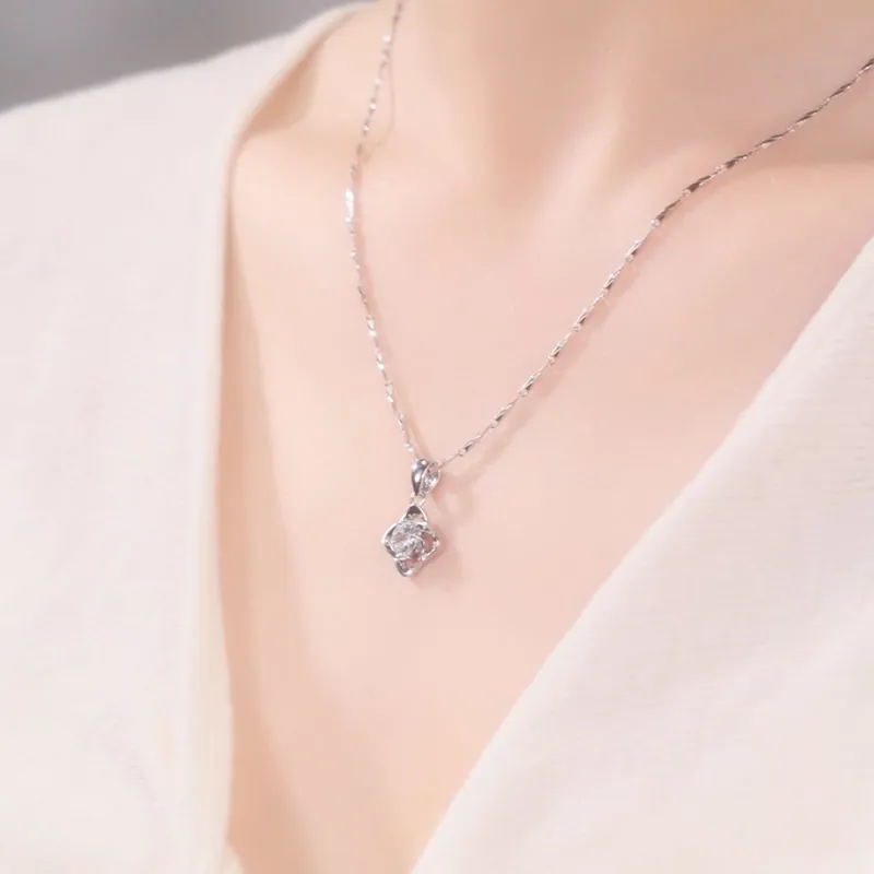 VEODO 999 Fine Silver Necklaces Women's Silver Gift Box Set-2