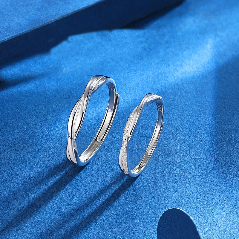 VEODO 999 Rings Unisex Silver Girlfriend-1