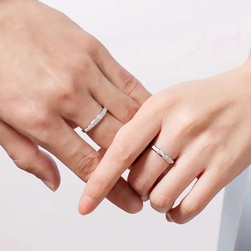 VEODO 925 Sterling Silver Rings Unisex Silver Box-2