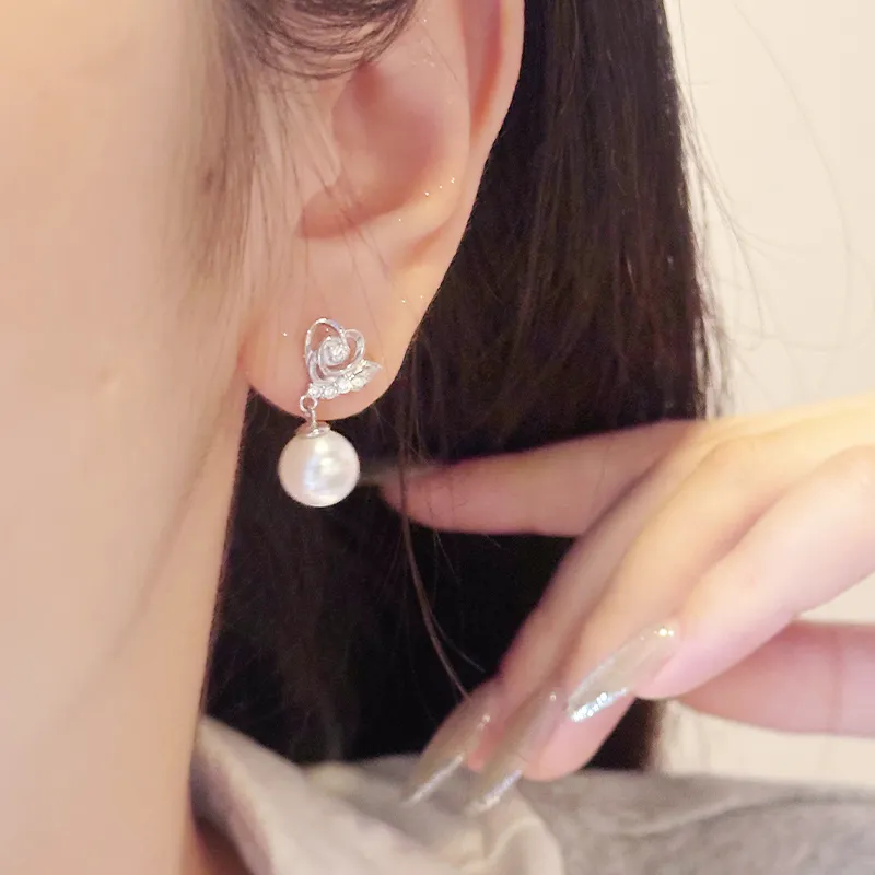 VEODO 925 Sterling Silver Earrings Women's-5