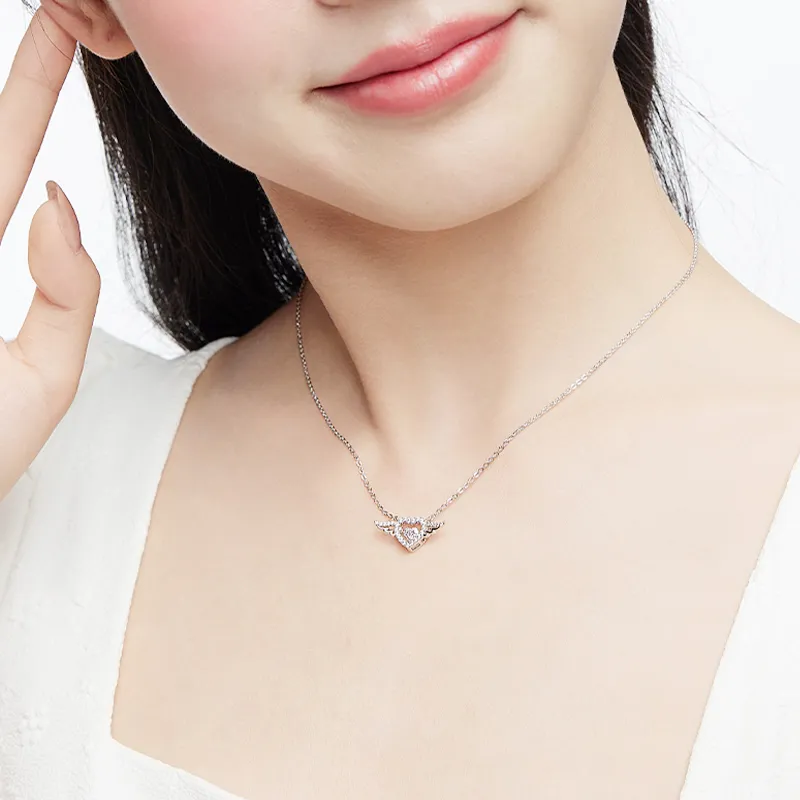 VEODO S925 Silver Necklaces Women's-1