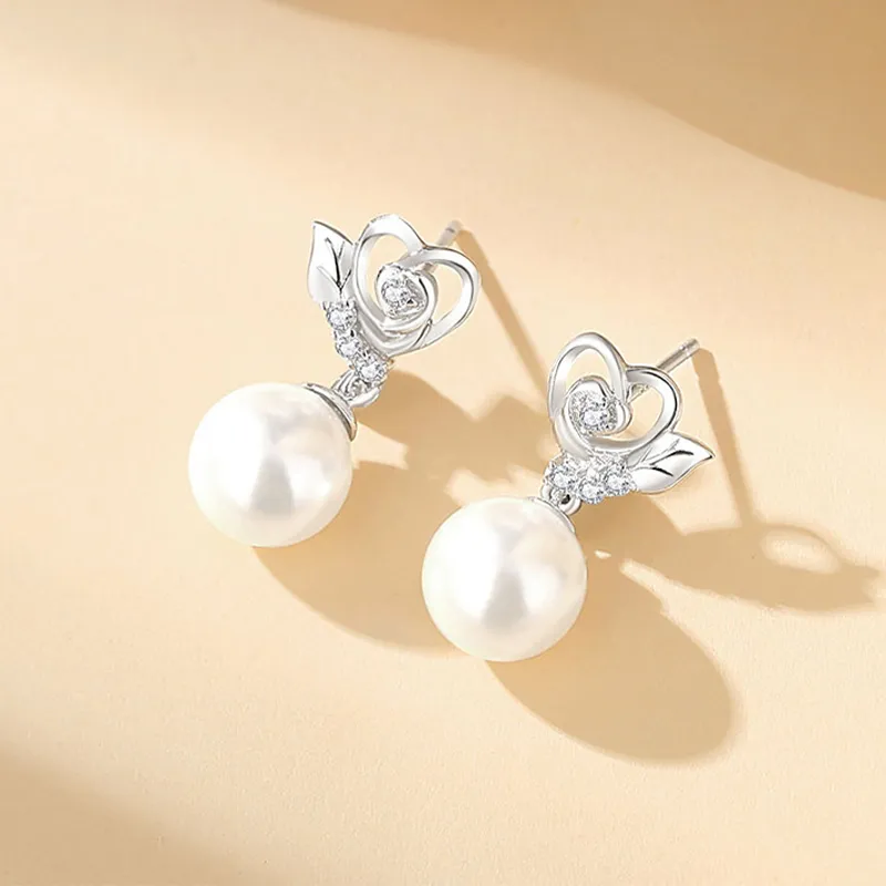 VEODO 925 Sterling Silver Earrings Women's-2