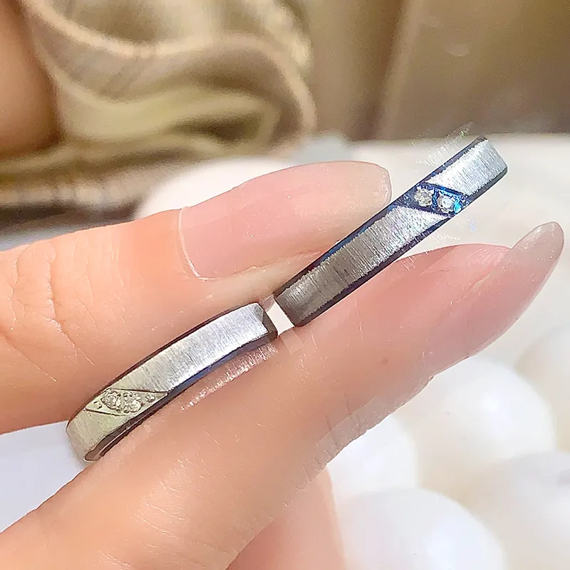 VEODO Titanium Steel Rings Unisex-5