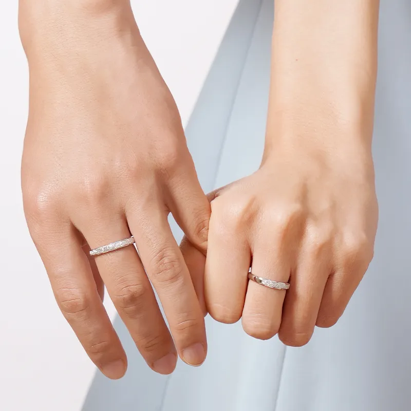 VEODO 925 Sterling Silver Rings Unisex Silver Box-4