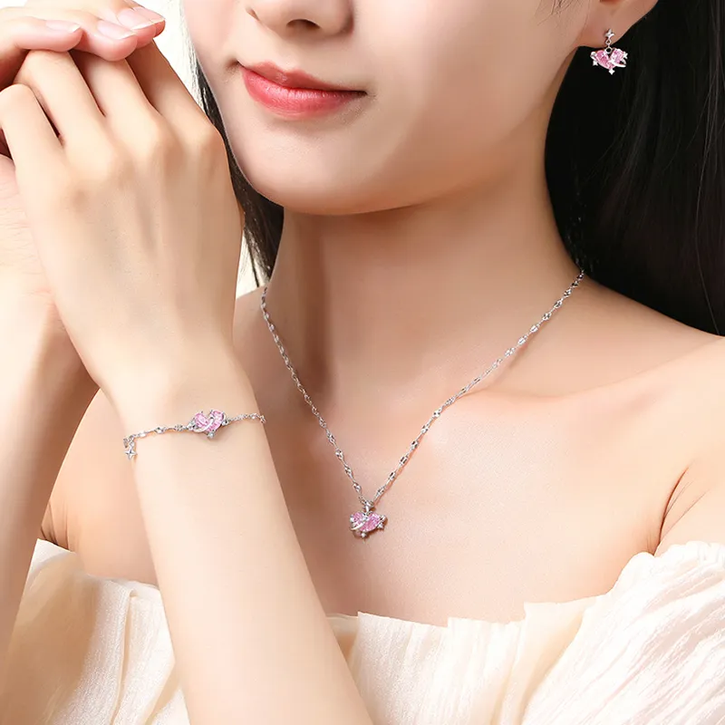 VEODO 925 Sterling Silver Necklaces Women's-2
