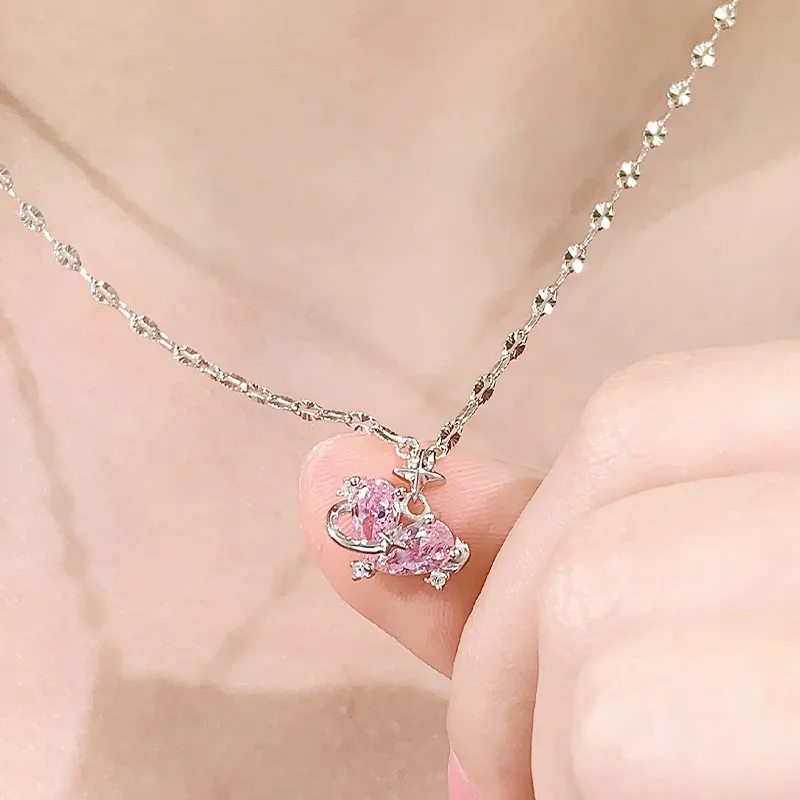 VEODO 925 Sterling Silver Necklaces Women's-1