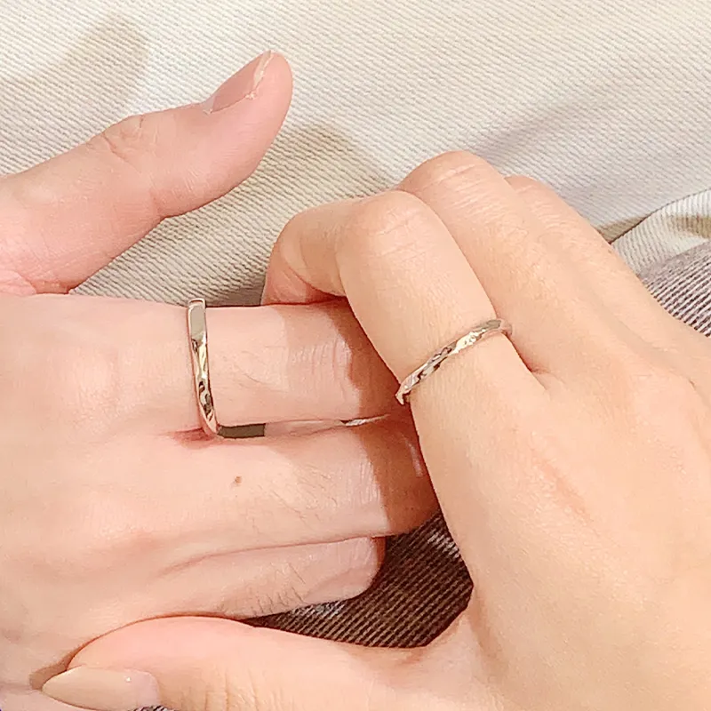VEODO 925 Sterling Silver Rings Unisex-4