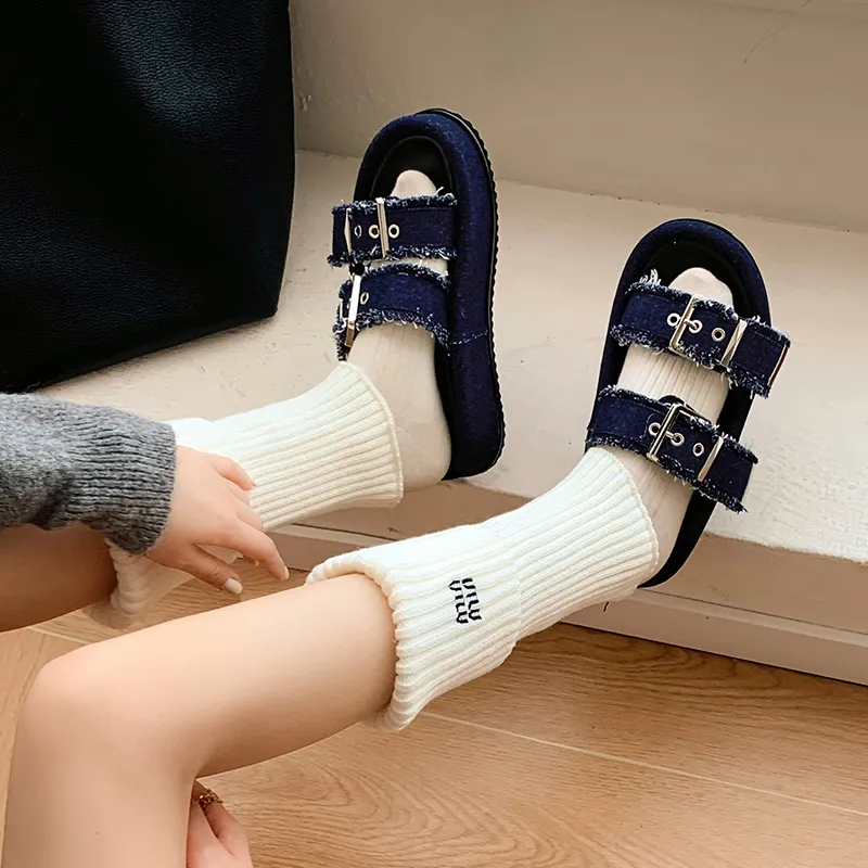 STARRO Slide Slippers Women's Black/Blue-6