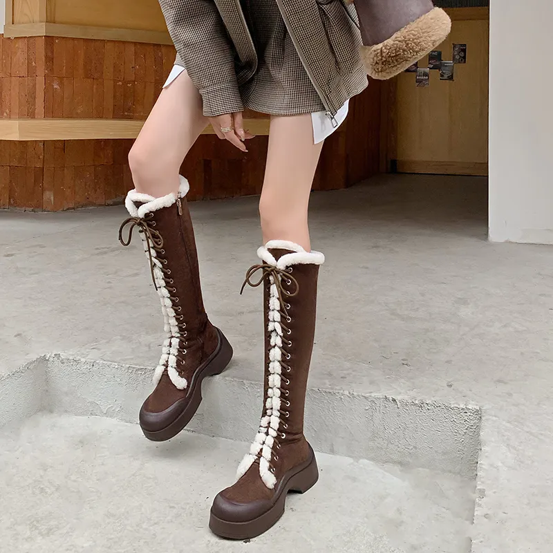 STARRO Knee high Boots 6cm Women's-10