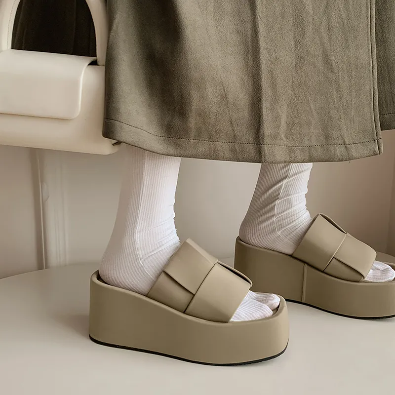 STARRO Slide Slippers Women's Black/Khaki-2