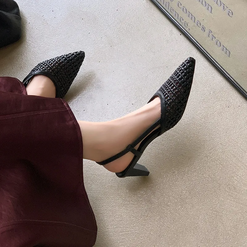 STARRO Chunky Heel High Heels 5cm Women's-14