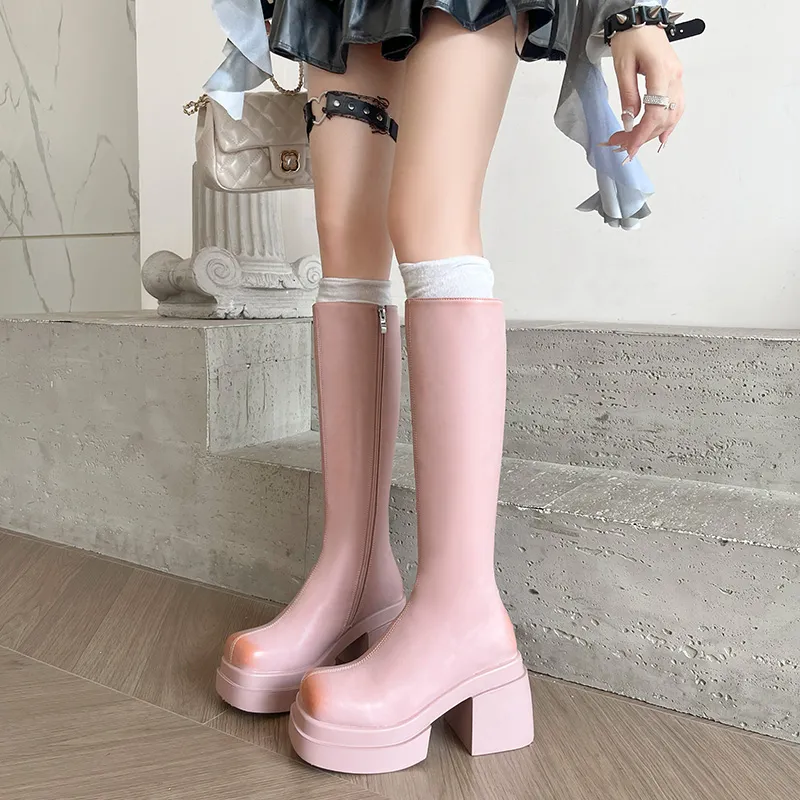 STARRO Knee-high Boots 8.5cm Women's-9