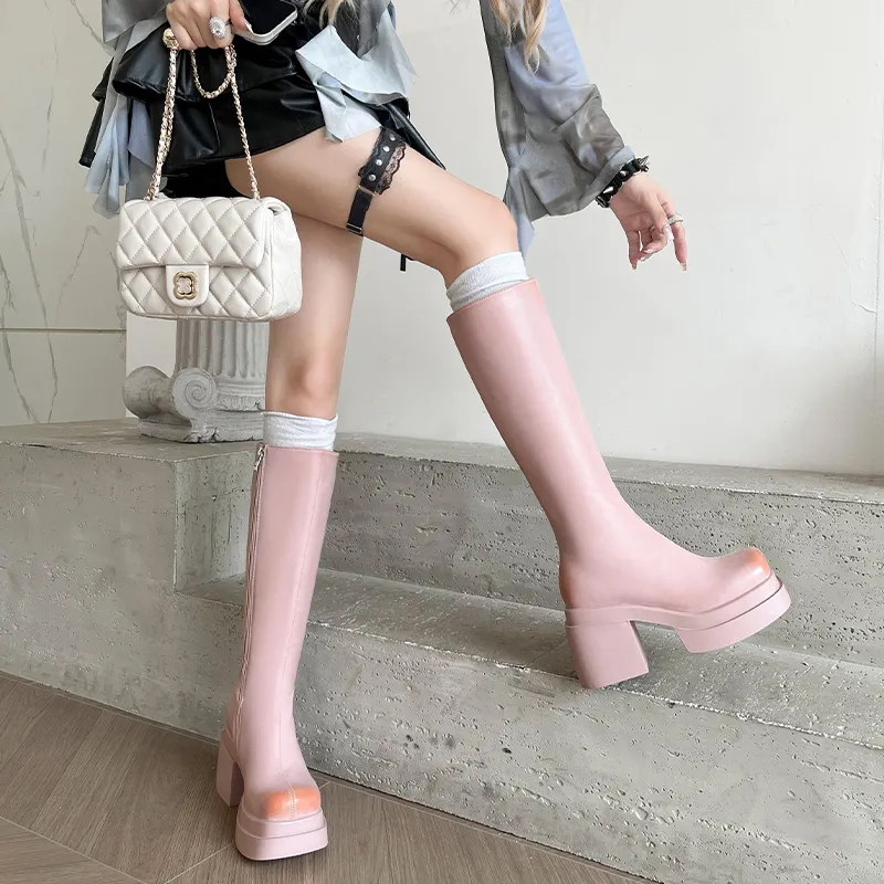 STARRO Knee-high Boots 8.5cm Women's-8