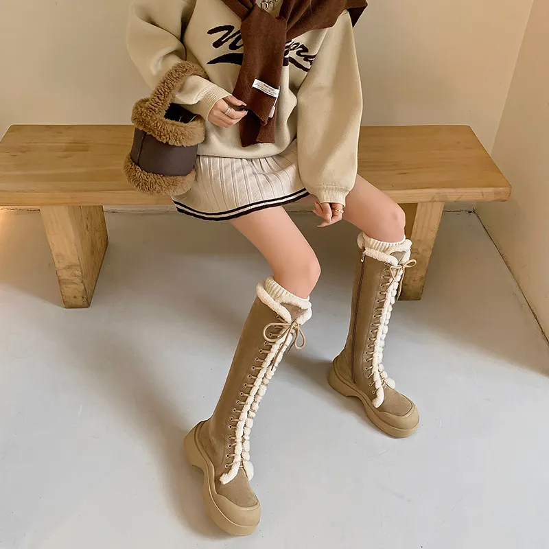 STARRO Knee high Boots 6cm Women's-17