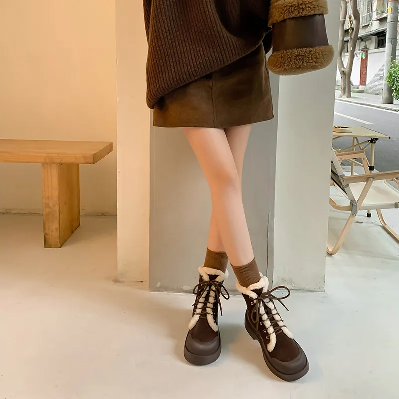 STARRO Ankle Boots Women's Black/Brown-10