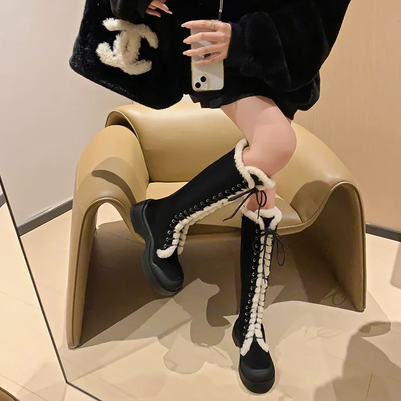 STARRO Knee high Boots 6cm Women's-3