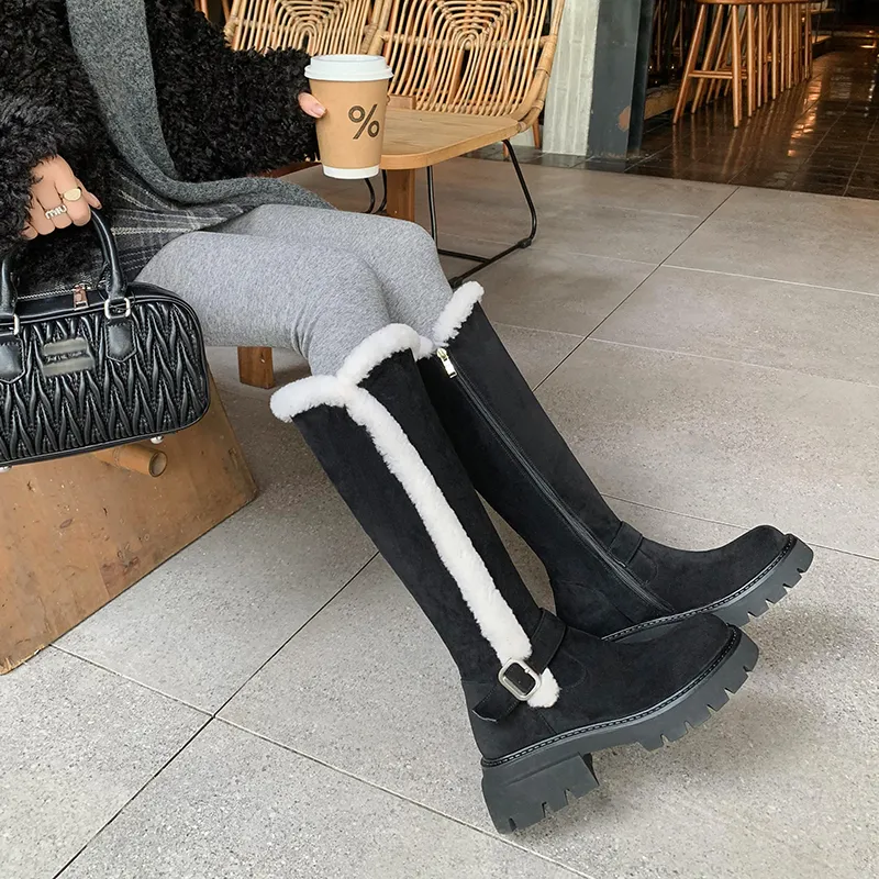 STARRO Knee-high Boots 5.5cm Women's-5