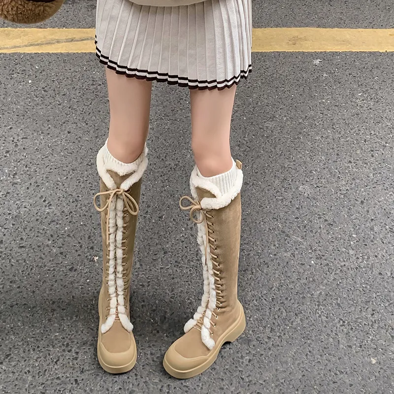 STARRO Knee high Boots 6cm Women's-14