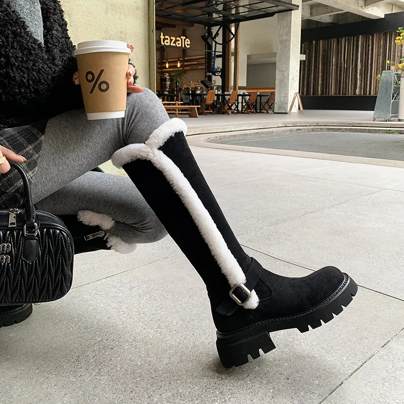 STARRO Knee-high Boots 5.5cm Women's-4