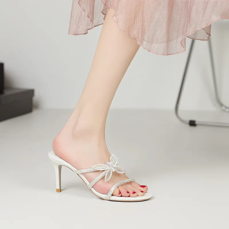 STARRO Slide Slippers Women's White-9
