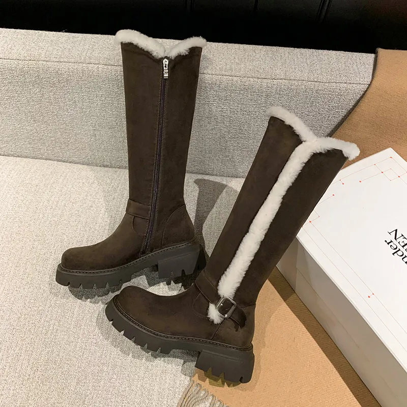STARRO Knee-high Boots 5.5cm Women's-7