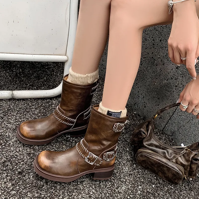 STARRO Ankle Boots 4.5cm Women's-11