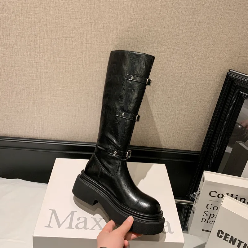 STARRO Knee-high Boots 6.5cm Women's-1