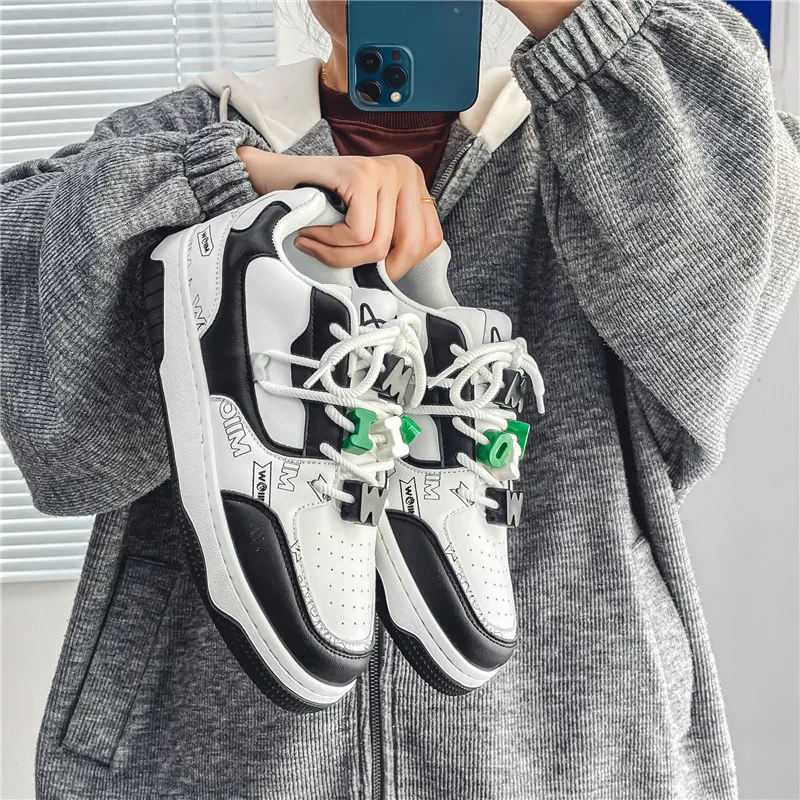 MIIOW Trend Party Series Lightweight And Breathable Low-Top Skateboard Shoes Unisex-7