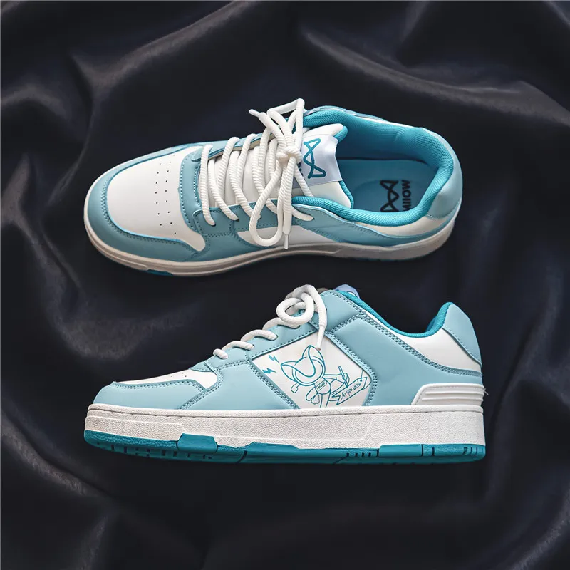 MIIOW Trend Party Series Lightweight Wear-Resistant And Slip-Resistant Low-Top Skateboard Shoes Unisex-19
