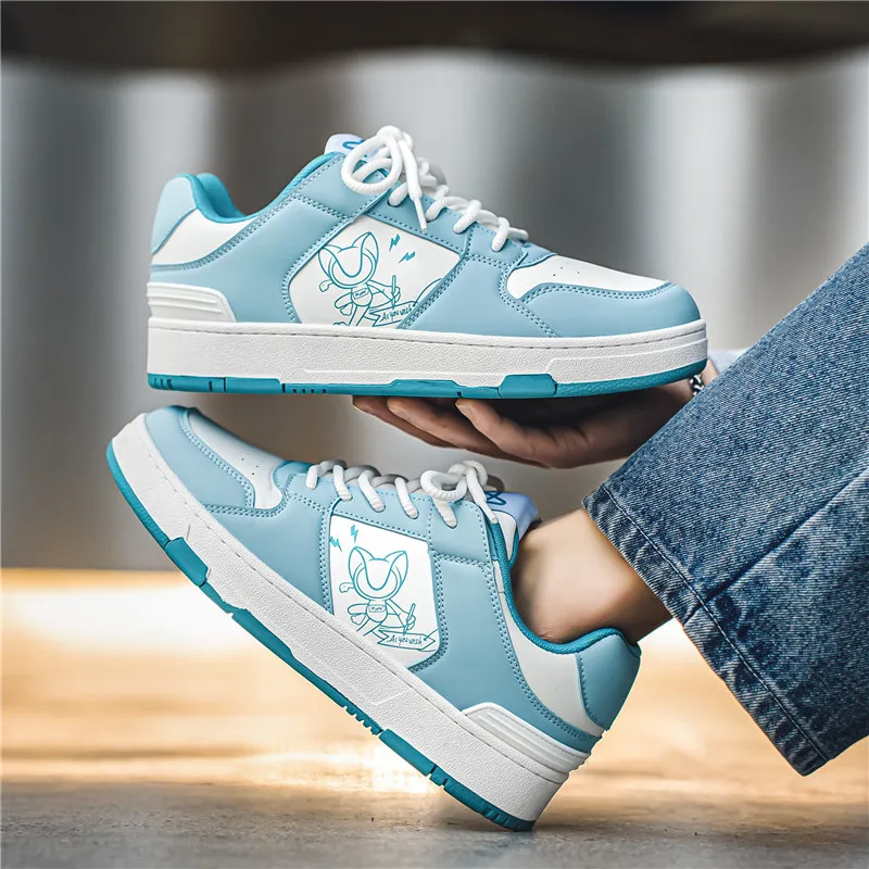MIIOW Trend Party Series Lightweight Wear-Resistant And Slip-Resistant Low-Top Skateboard Shoes Unisex-16