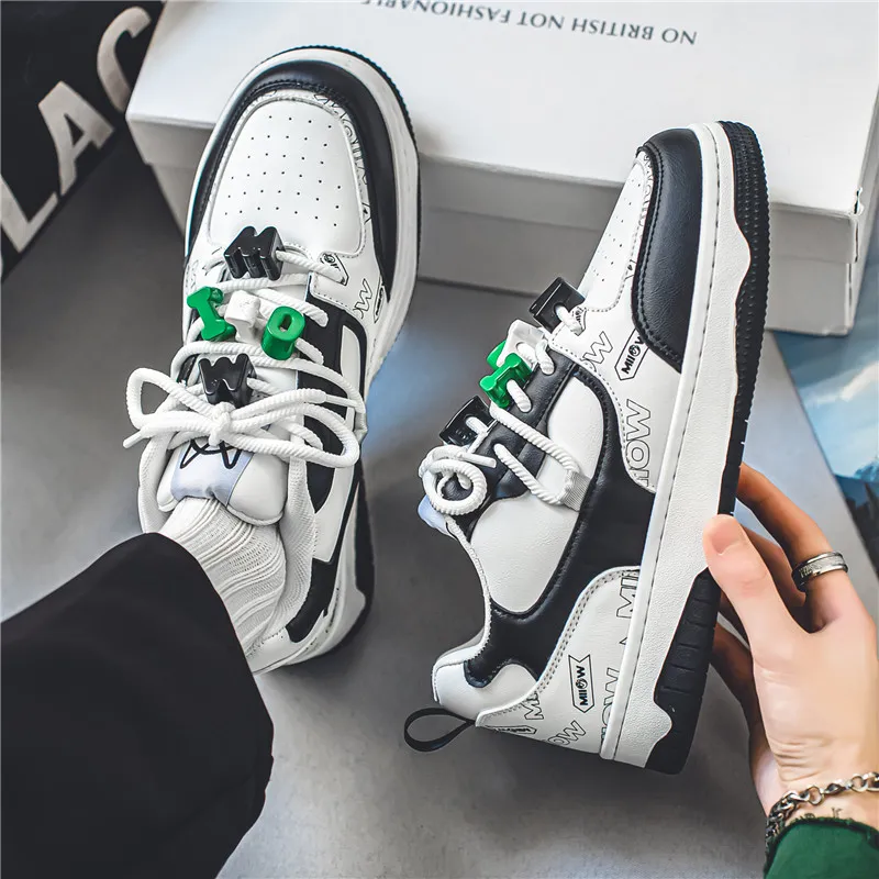 MIIOW Trend Party Series Lightweight And Breathable Low-Top Skateboard Shoes Unisex-6