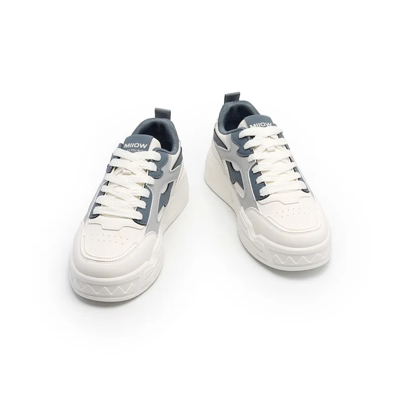 MIIOW Trend Party Series Height Increasing Low Top Skateboard Shoes Men's-3