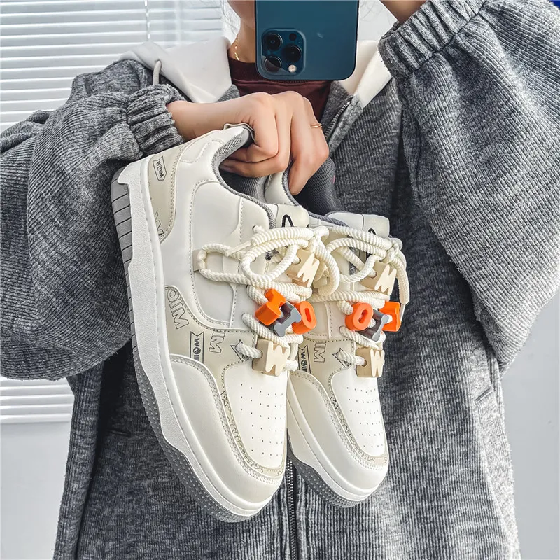 MIIOW Trend Party Series Lightweight And Breathable Low-Top Skateboard Shoes Unisex-22