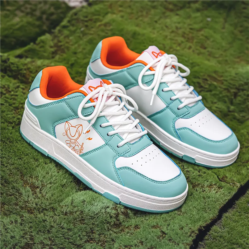 MIIOW Trend Party Series Lightweight Wear-Resistant And Slip-Resistant Low-Top Skateboard Shoes Unisex-31