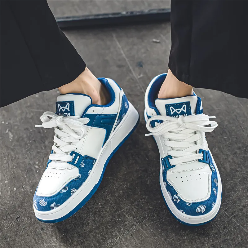 MIIOW Trend Party Series Coverage Anti-Slip Wear-Resistant Lightweight Breathable Low-Top Skateboard Shoes Unisex-17
