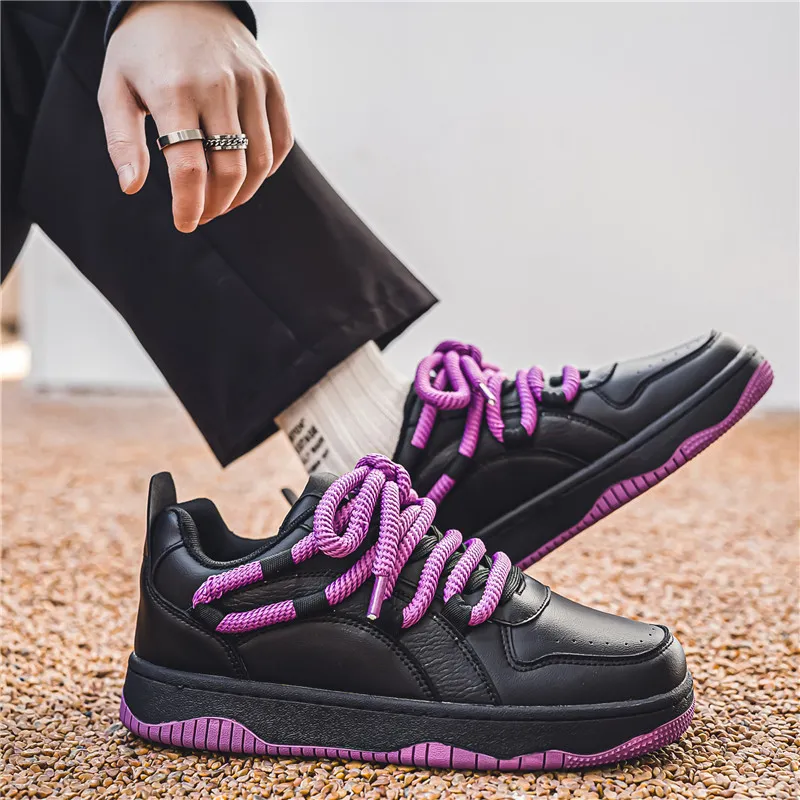 MIIOW Anti-Slip Wear-Resistant Low-Top Skateboard Shoes Unisex-20