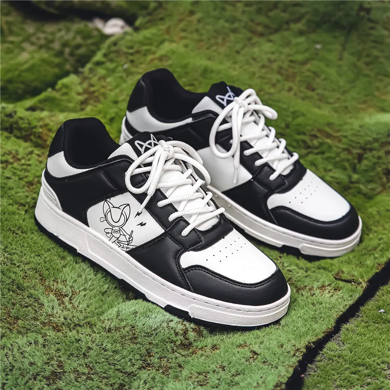 MIIOW Trend Party Series Lightweight Wear-Resistant And Slip-Resistant Low-Top Skateboard Shoes Unisex-9