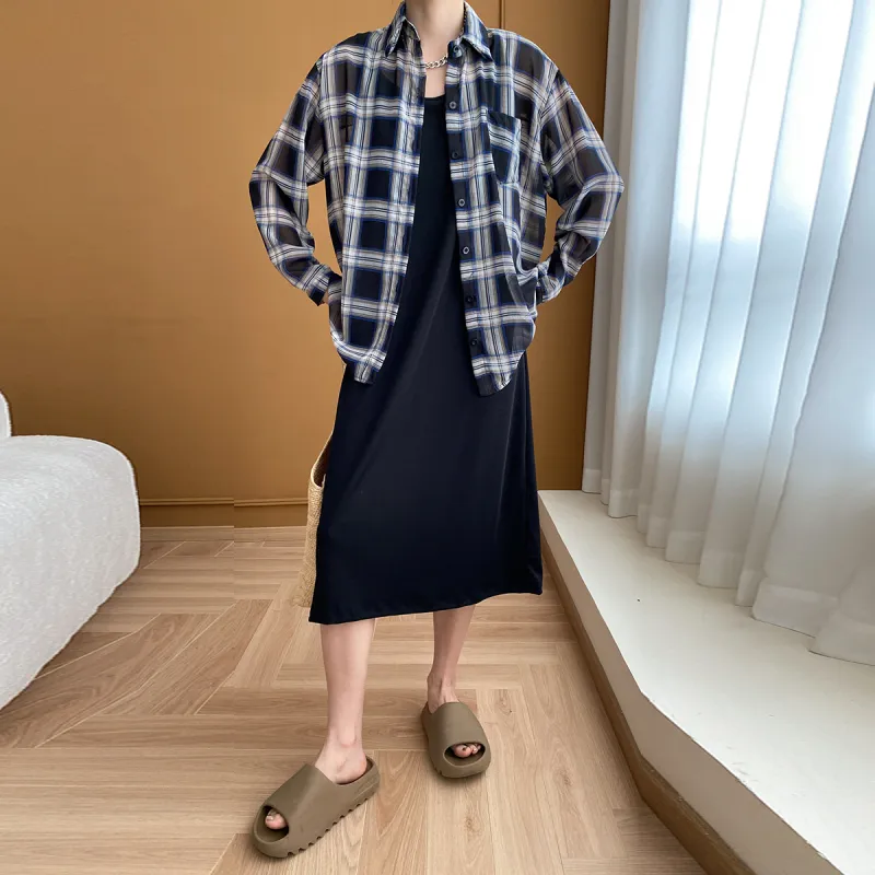 CHARM PICK Skirt Set Women's Blue-2