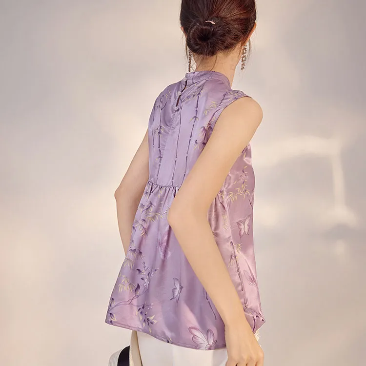 CHARM PICK Tank Tops Women's Purple-4