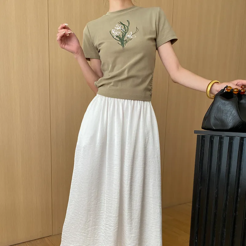 CHARM PICK T Shirt Women's Yellow-3