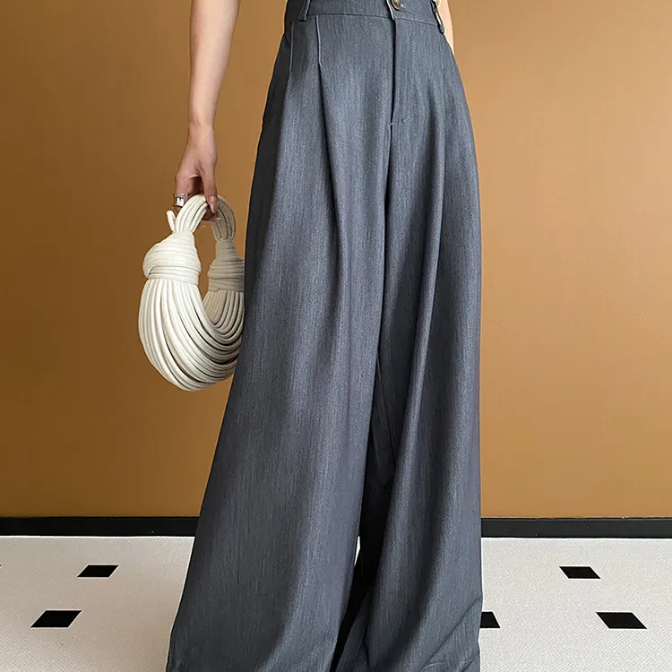 CHARM PICK Casual Pants Women's Dark Gray-7