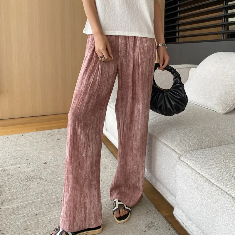 CHARM PICK Casual Pants Women's Pink-2