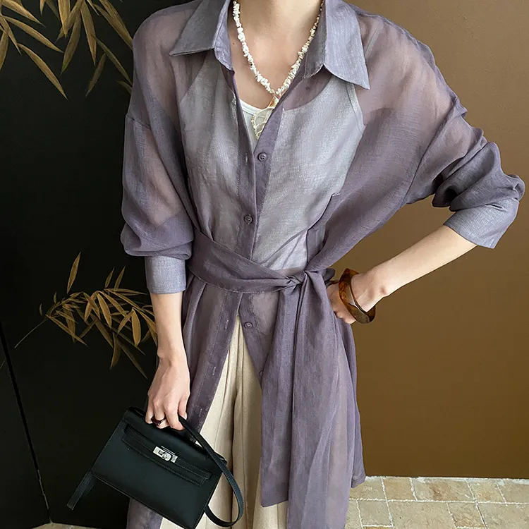 CHARM PICK Shirt Women's Coffee-8